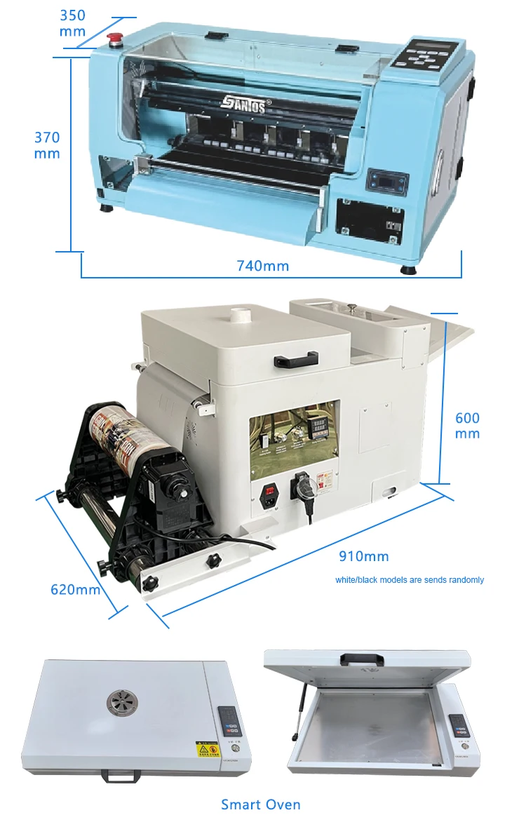 A3+ Dtf Printer Machine Xp600 For Hoodie Hoson Board And Cutter Dtf Printer Machine 30Cm