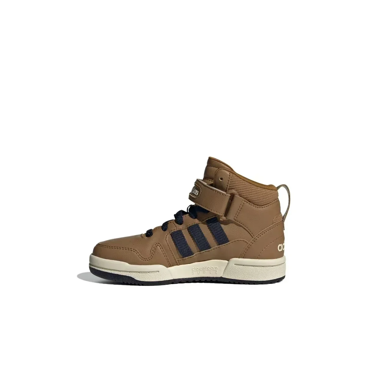 Adidas Postmove MID Children's Tide Casual Shoes Kids Skate Shoes High-top Gang Magic Buckle Sneakers