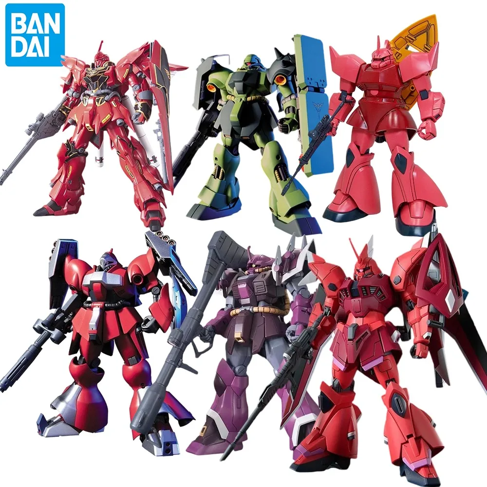 

Bandai Gundam Model Kit HGUC Sinanju Efreet Schneid Geara Doga JAGD DOGA Gelgoog Action Figure Gunpla Building Anime Figures Toy