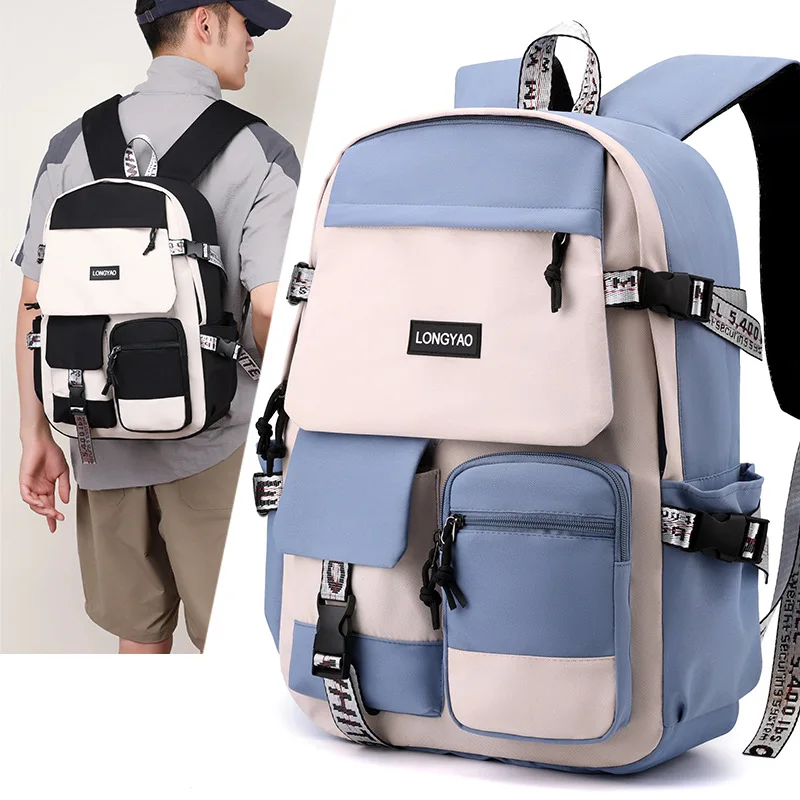 Lightweight SpineProtective School Bag for Junior And High School Students LargeCapacity Backpack for Primary And Elementary ...