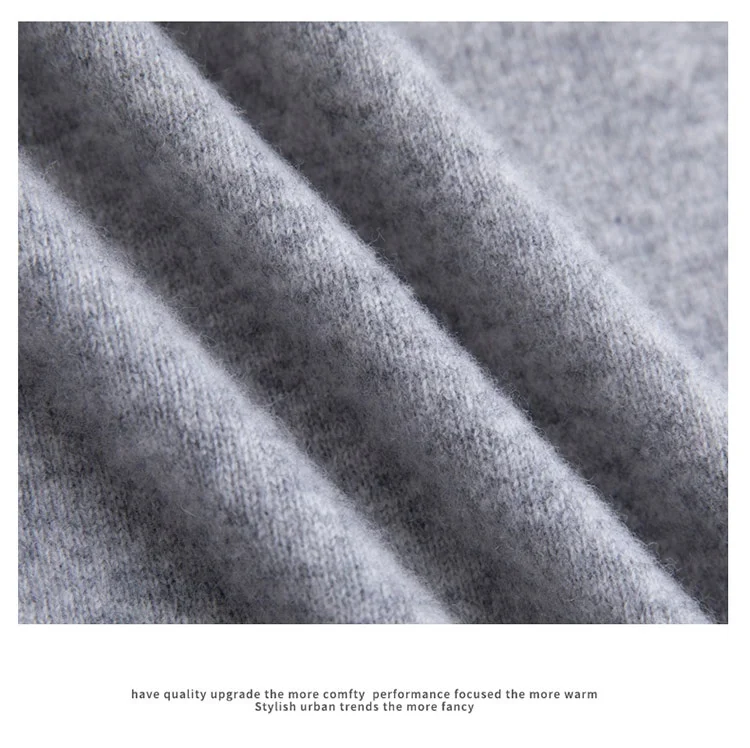 100% reiner Merinowollpullover für Herren, V-Ausschnitt, Strickpullover, große Größen, Kaschmir, Herbst/Winter, neuer Langarmpullover, hochwertige Oberteile – Detail 25