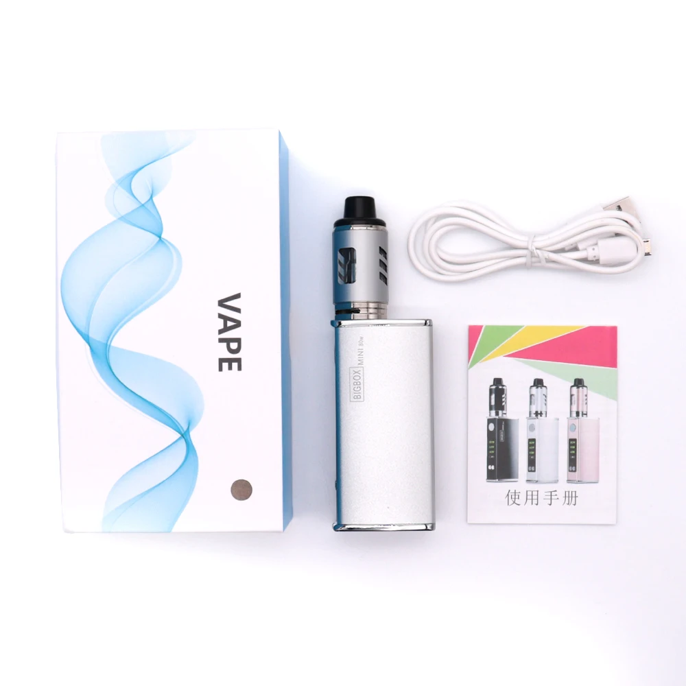 Electronic Cigarettes Mini 80w VAPE Kit Electronic Cigarette Box Mod 2200mah Battery LED Display Vape Pen Vaporizer E Cigarettes