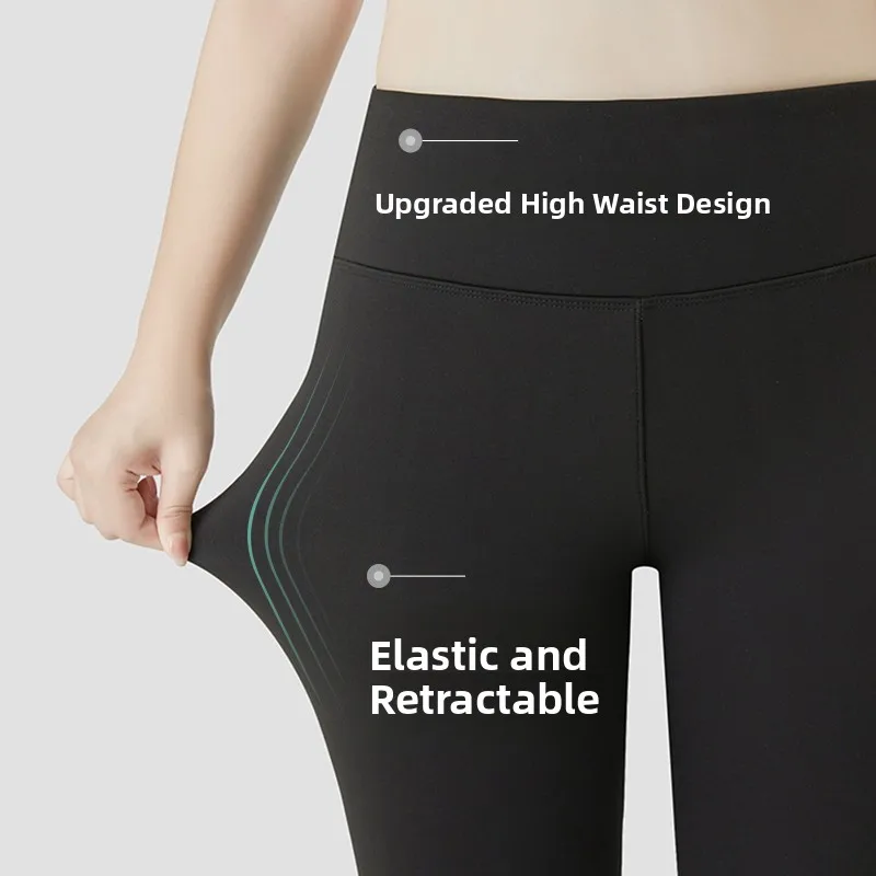 Calças de ioga plus size femininas cintura alta levantamento de bunda arca pele boting calças primavera outono usar agasalhos para plus size...