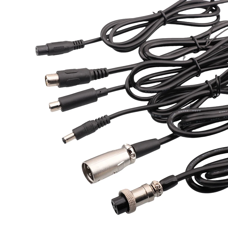 

GX16 / DC / RCA / GX12 / XLR / XiaoMi 3 Holes Female Connector / Socket for E-bike Charger for DIY Bicycle Battery