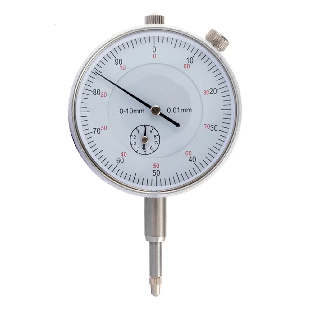 Dial Indicator Gauge 0-10mm Meter Precise 0.01 Resolution Concentricity Test Resolution Indicator Gauge Mesure Instrument Tool