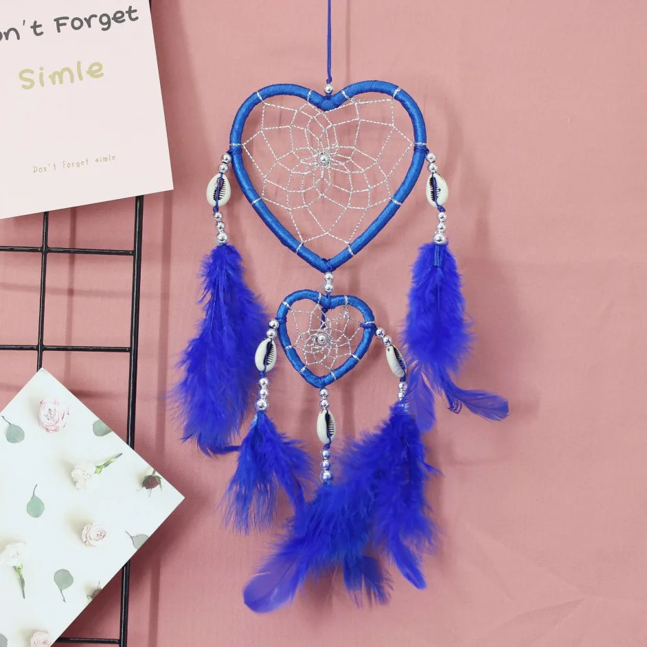 

Bestselling Dreamcatcher - Heart & Native American Style Wall Hanging, Boho Bedroom Decor (Instagram Aesthetic, Limited Sale!)