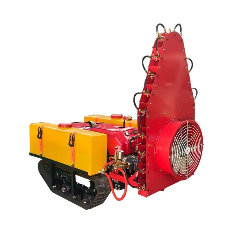 Remote control crawler machine Intelligent small spray machine, orchard agricultural machine Large capacity spray machine