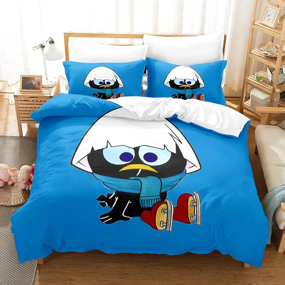 

Anime Calimeros Bedding Set Duvet Cover Bed Set Quilt Cover Pillowcase Comforter king Queen Size Boys Adult Bedding Set