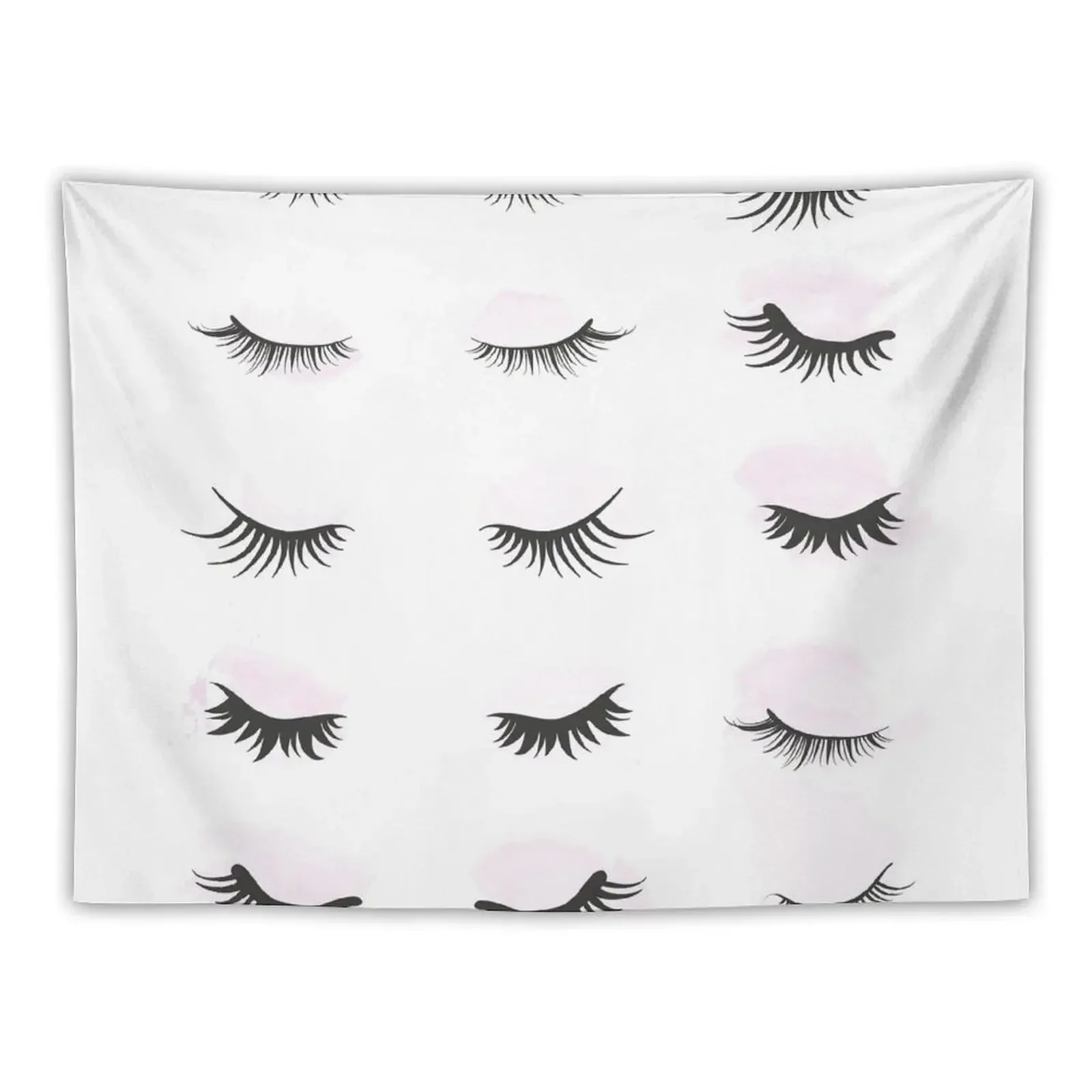 cute fake eyelashes Tapestry Aesthetic Room Decor Room Decorations Wall Carpet House Decor Tapestry