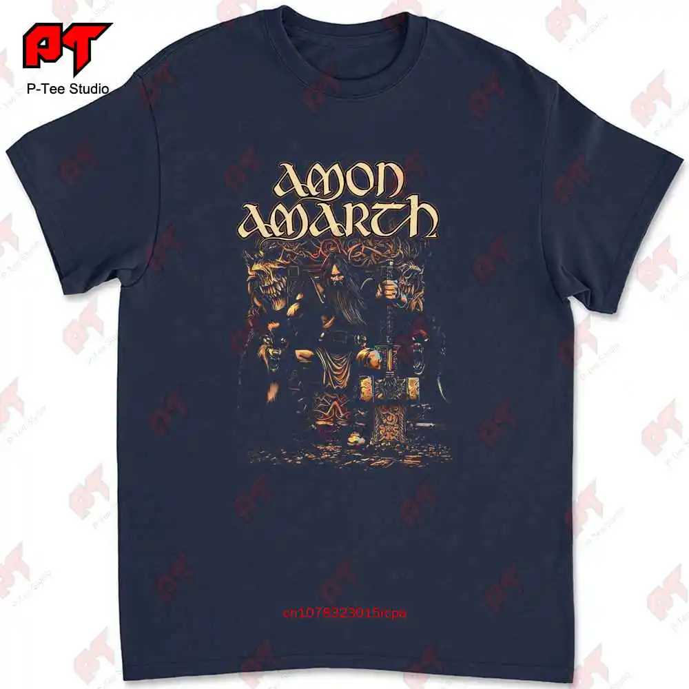 Vintage Amon Amarth Heavy Metal Rock T Shirt Size Xl Thor Oden Son X4KV