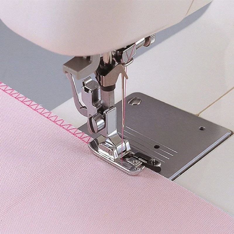 2pcs sewing accessories Overlock Overcast  Sewing Machine Foot  Fits All Low Shank Snap-On