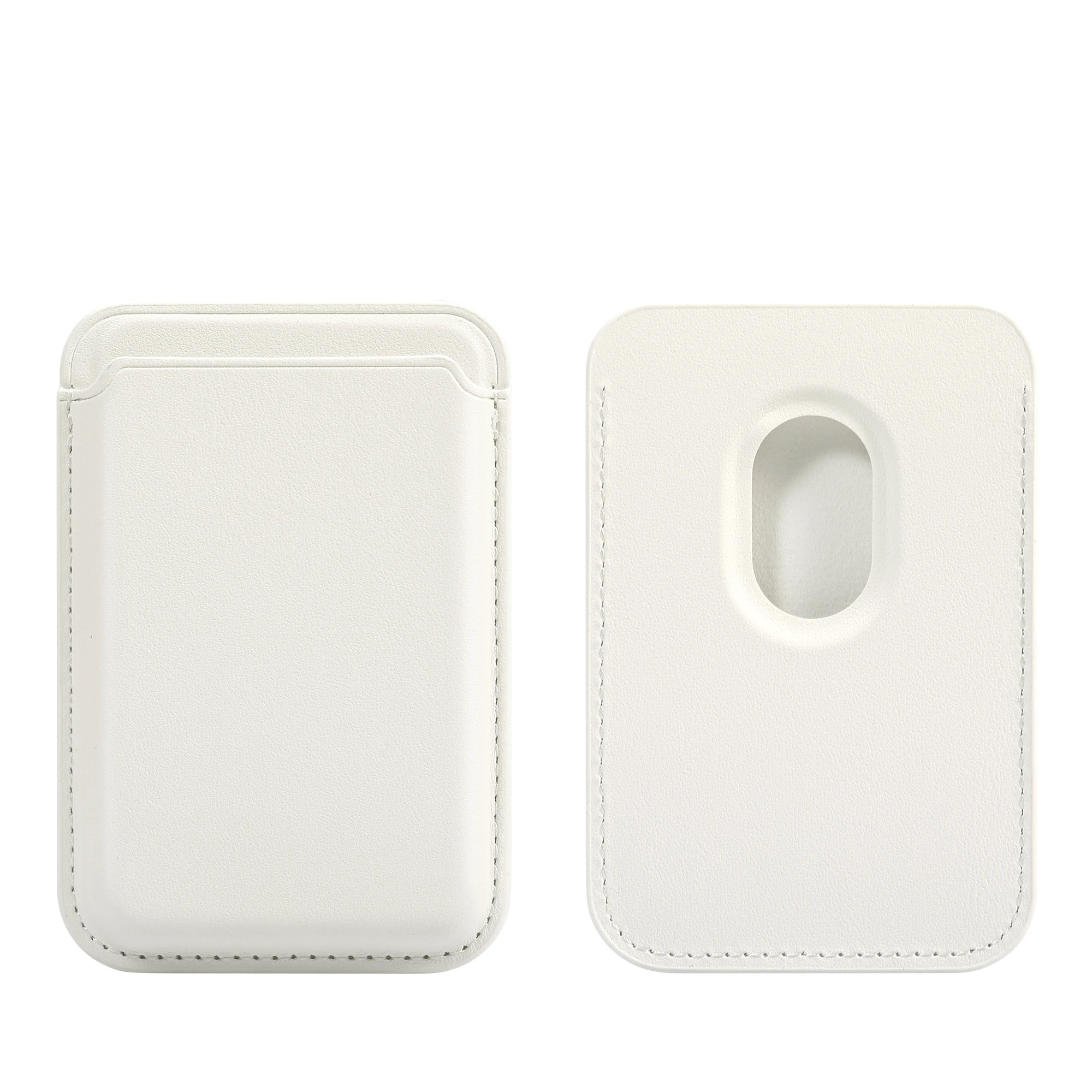PU Leder Karte Tasche Geeignet Für Magsafe Magnetische Klebeband Magnetische Eisen Ring Telefon Fall Universal Karte Brieftasche – Detail 6