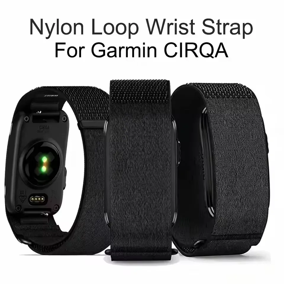 Image of Nylon-Schlaufenarmband für Garmin CIRQA Smart Band Armband Leichtes, verstellbares, elastisches Sportarmband für Garmin Cirqa Armband