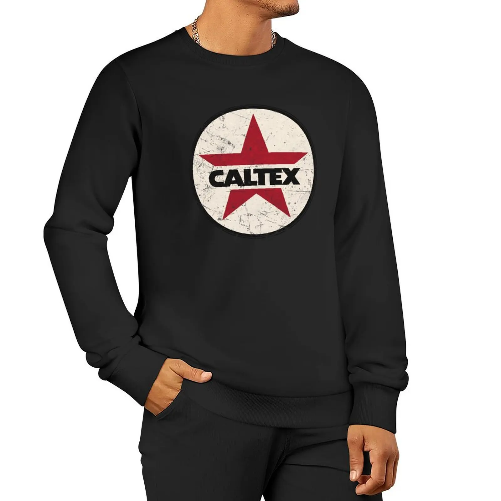 

Caltex Vintage Oil California Gas Station Pullover Hoodie blouse graphic sweatshirts