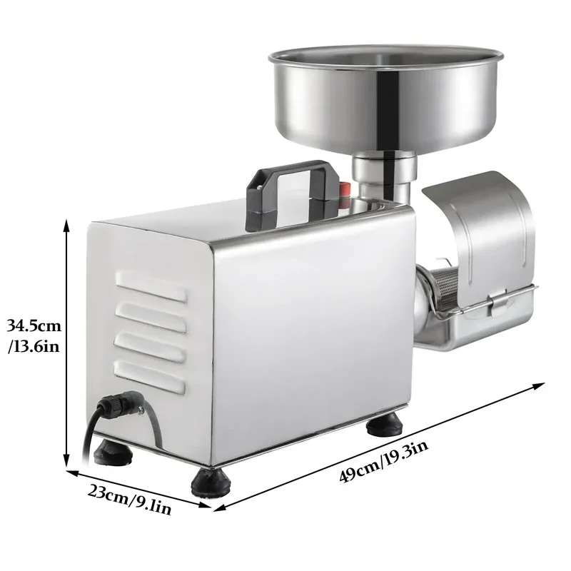 Electric Tomato Jam Machine 370W Fruit Press Strainer Machine Food Strainer Sauce Maker Multi-Function Tomato Milling Machine