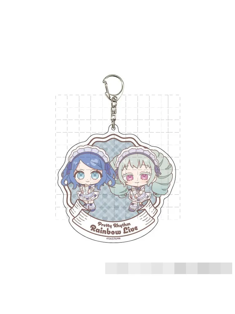 Game Takanashi Otoha Ayase Naru Fukuhara An Amou June Keychain Doll Anime Acrylic Keyring Pendant for Gift