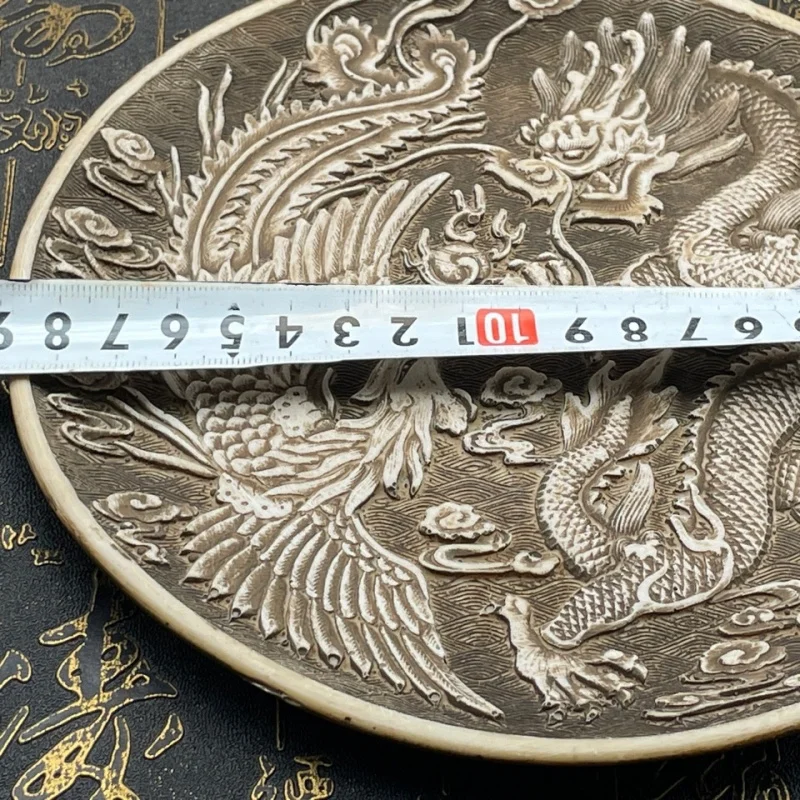 المقتنيات العتيقة المتنوعة للصفقة خمر الراتنج التنين والعنقاء الميمون لوحة هدية ديكور المنزل فنغ شوي أورنا