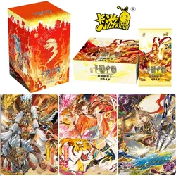 KAYOU Three reals Card Burning Red rock Heroes Shining Card Genuine Collection Card Toys Gifts