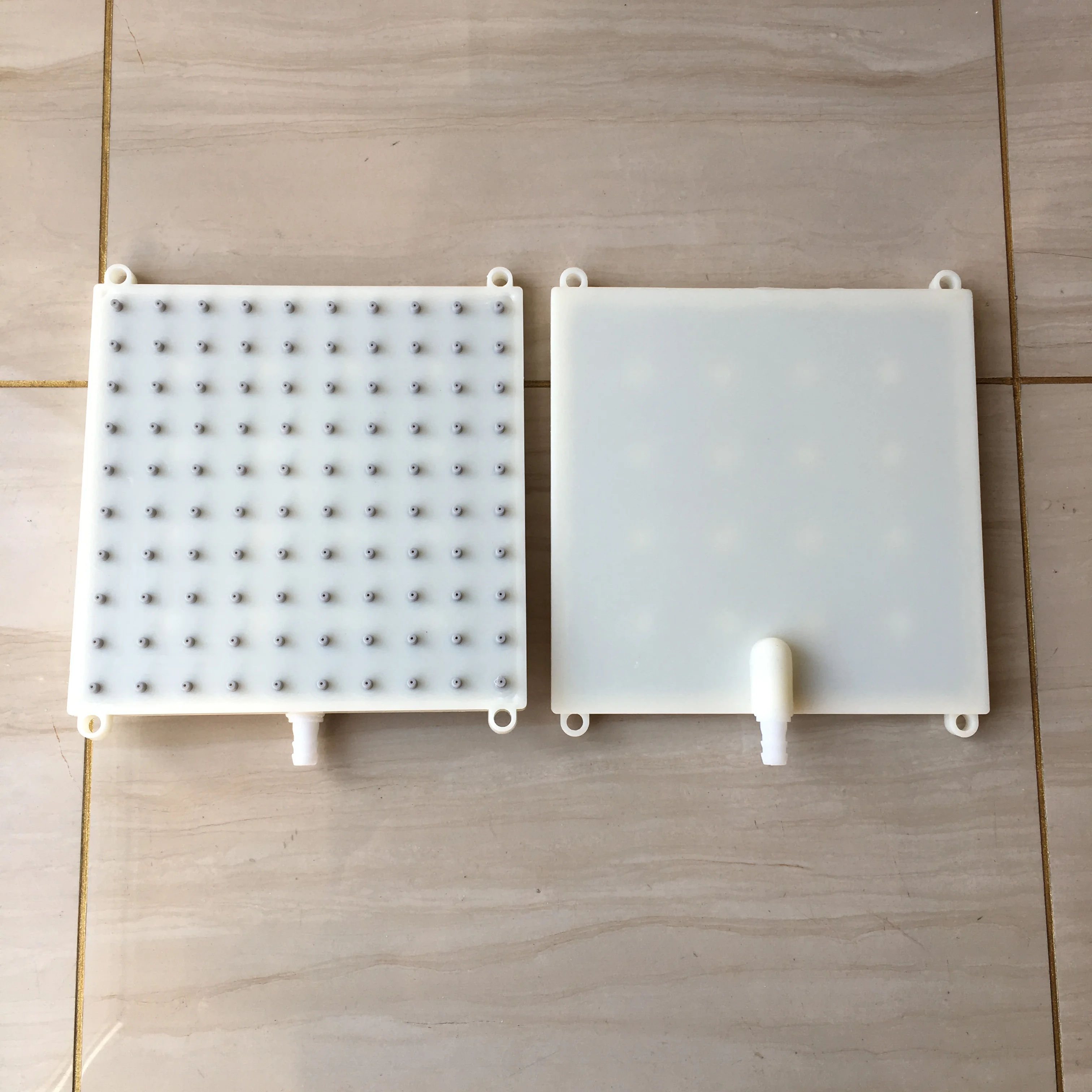 MTTUZK  Square Shower intubation type interface 182mm*182mm Shower head 10 * 10 holes Top Spray Shower Head Accessorie view 4