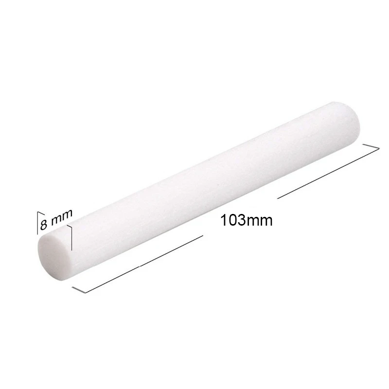 10 pz filtri umidificatore filtri diffusore di aromi nebulizzatore sostituire parti tamponi di cotone umidificatori d'aria filtro di ricambio 8*103mm