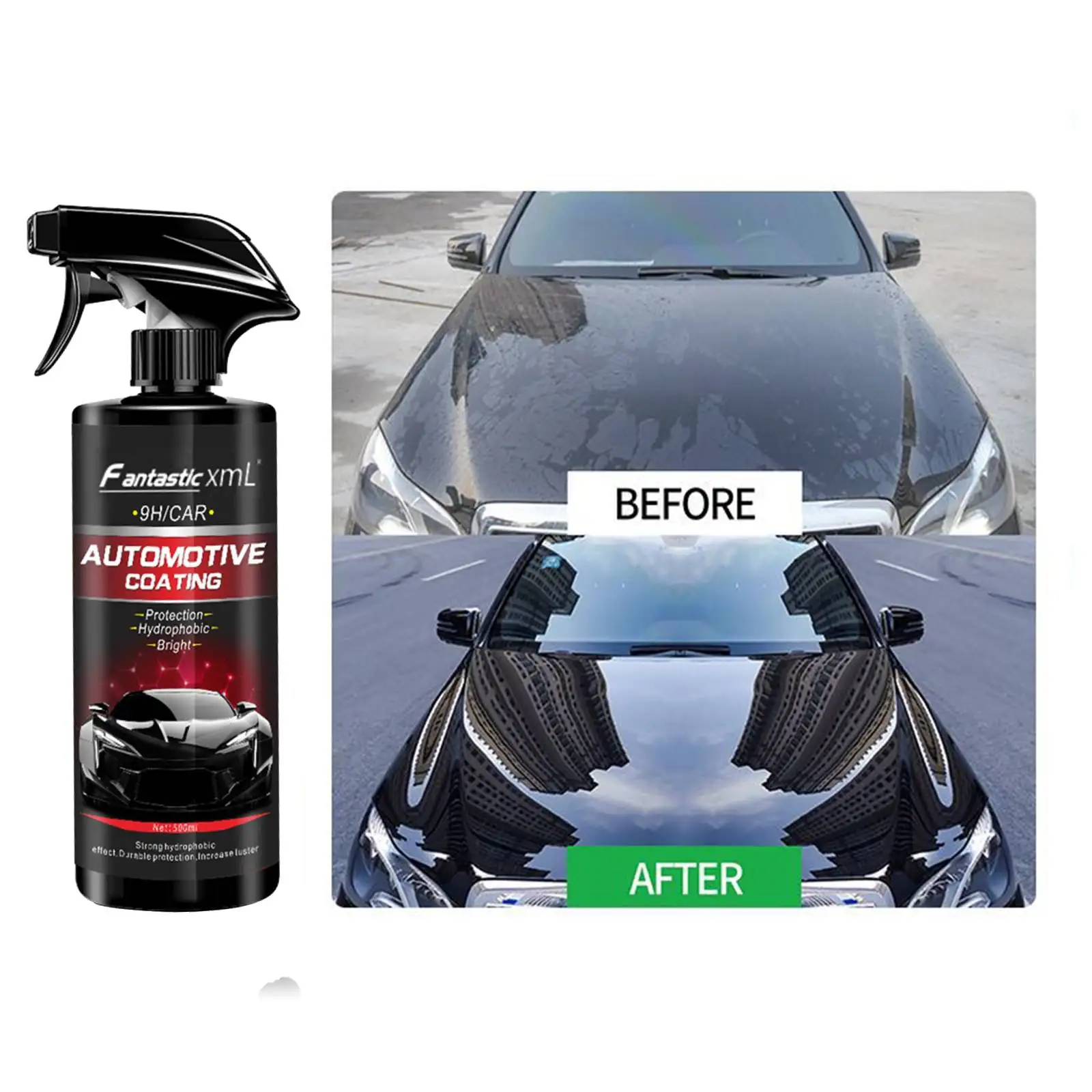 500ml Automotive Ceramic Nano Coating Spray Hydrophobic Coating Liquid Car Body Paint protection Car polish Nano Coating