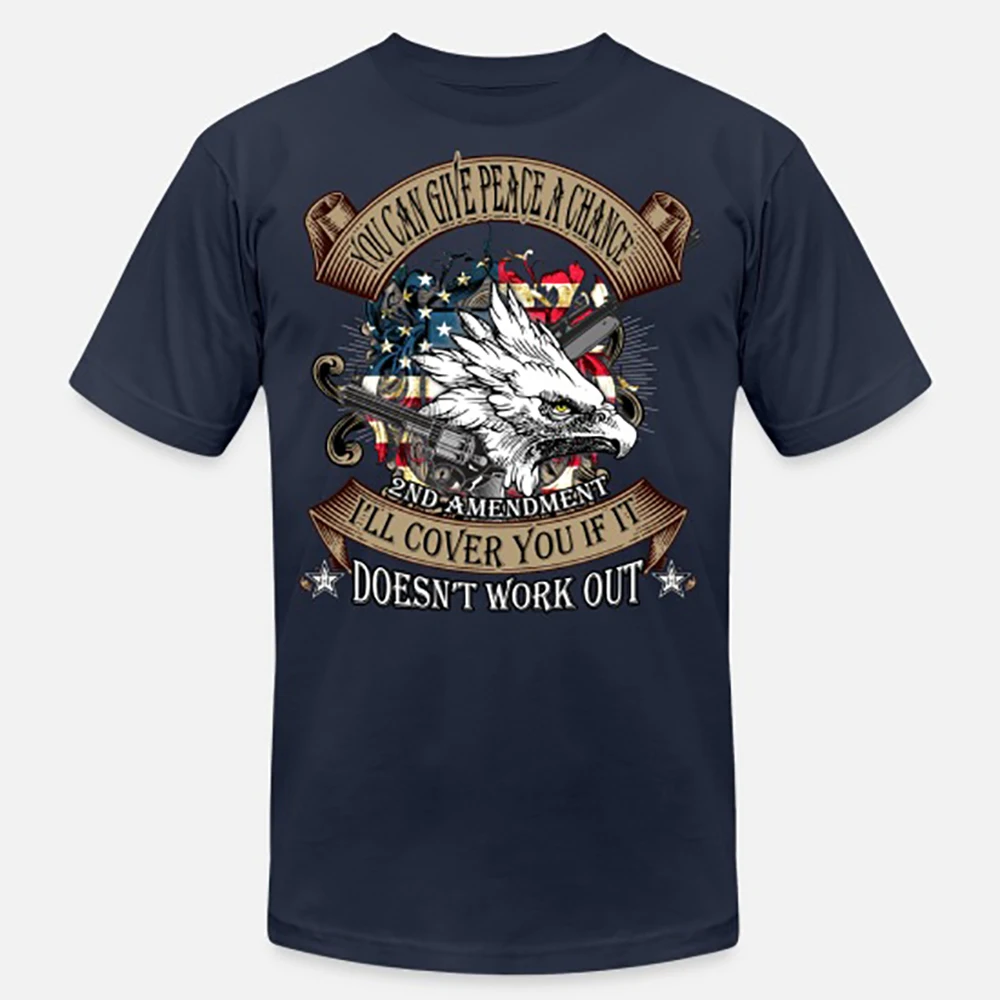 Retro Gun Rights 2nd Amendment T-Shirt 100% Cotton O-Neck Short Sleeve Summer Casual Mens T-shirt Size S-3XL