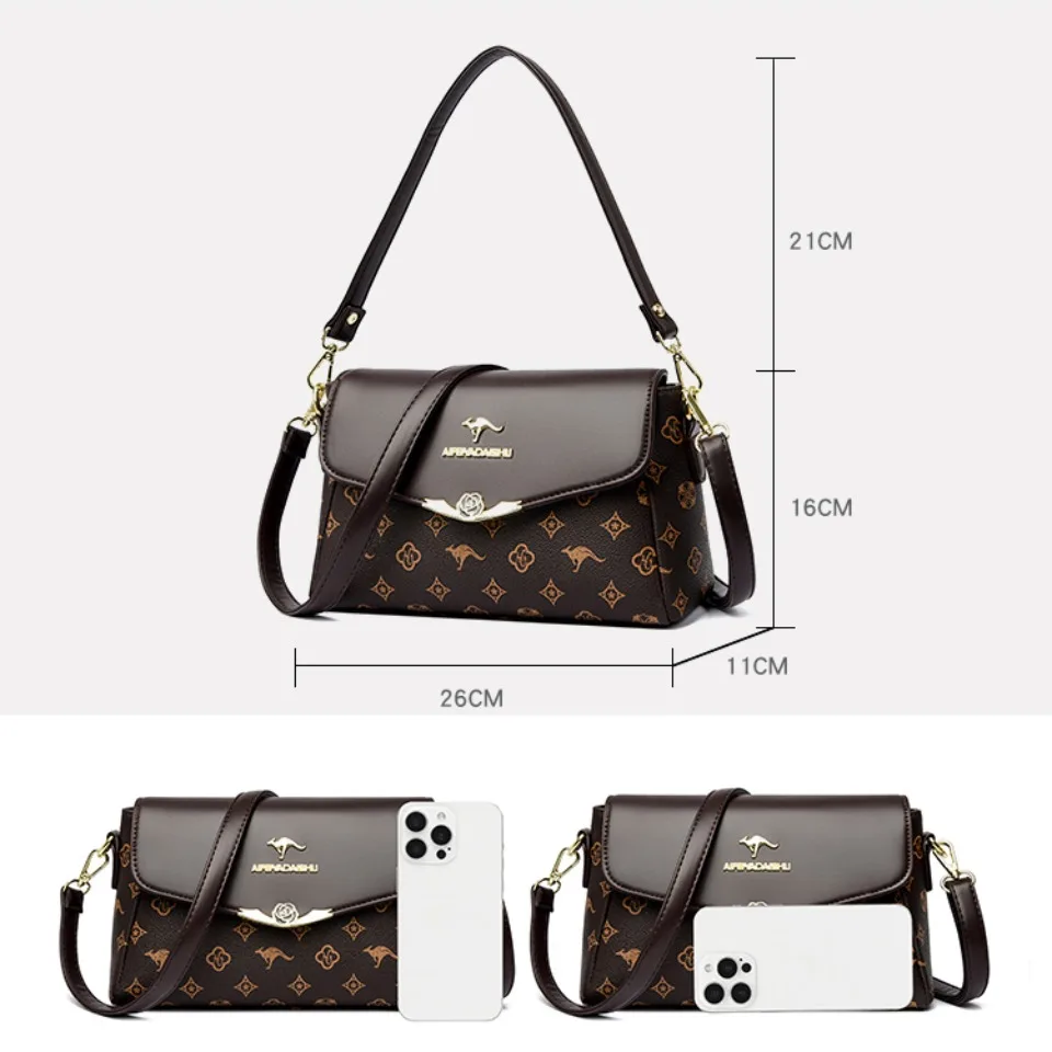 Brand Luxury Clutch Bags Designer Shoulder Crossbody Hand Bags for Women High Quality Soft Shoulder Purses Handbag 2 Straps Sac