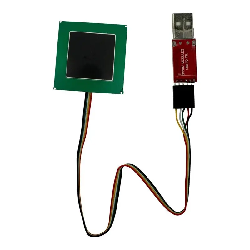 【HOME TOOL】 Módulo leitor RFID UHF YRM100 TTL com interface ESP32 antena RFID integrada 80X120mm