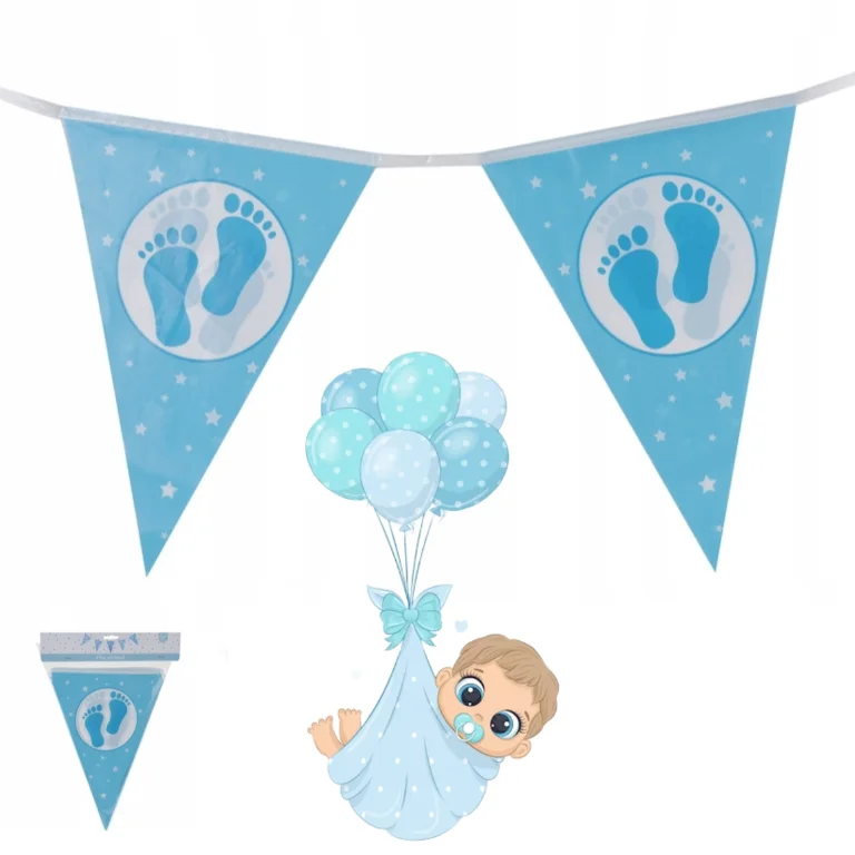 Slinger voor geboorte babyshower decoratie 3,5 m