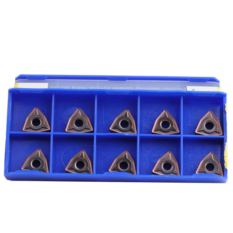 10pcs WNMG060404 WNMG060408 WNMG080404 WNMG080408 EF EM YBG205 Carbide Insert CNC Lathe External Turning Tools WNMG Blade