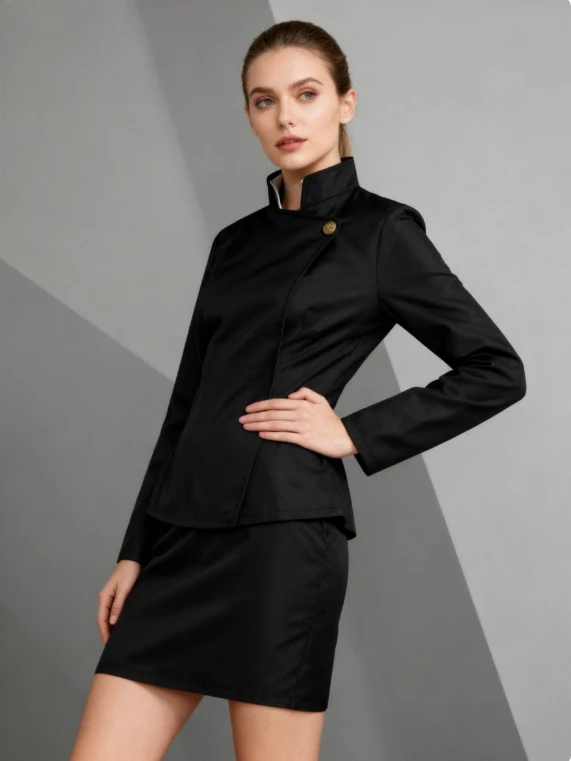 زينين ماكي تأثيري حلي Jujutsu Kaisen الأسود المرأة فستان محكم التفصيل مجموعة ماكي هالوين عيد الميلاد حفلة موحدة للنساء