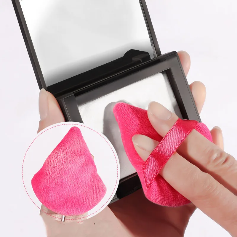 20 pezzi di spugna a triangolo, spugna colorata per trucco viso, per l'impostazione e la miscelazione di polvere sciolta, strumenti di bellezza per soffio di polvere morbida