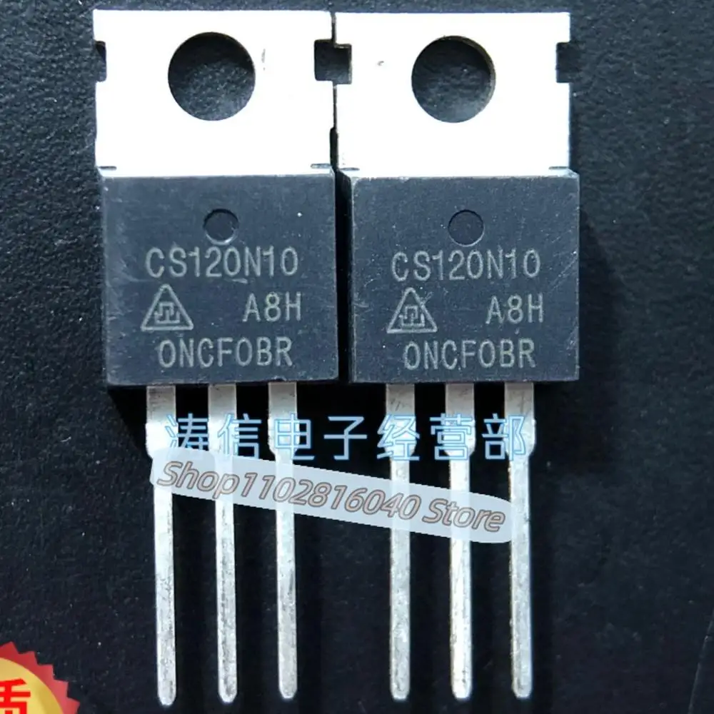 10PCS/Lot CS120N10  MOS TO-220 120A 100V Best Quality Imported Original Spot