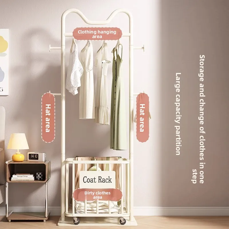 

Вешалка для одежды от пола до потолка, съемная корзина для грязной одежды в спальне, вертикальная подвесная вешалка для одежды, подвесная вешалка для сумок