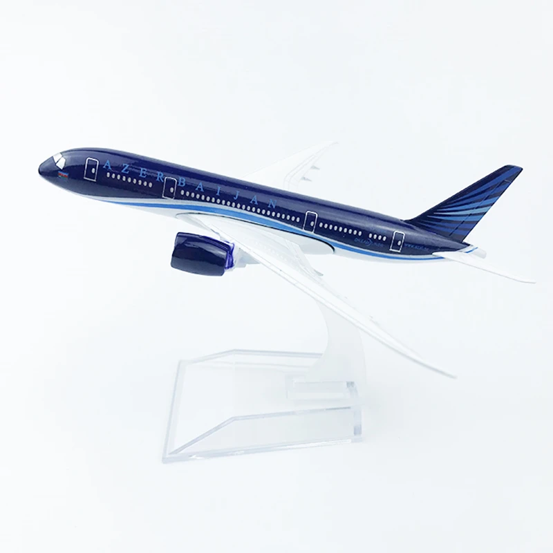 16CM Boeing B787 AZAL Azerbaijan Airlines Airplane Model Aircraft Diecast Metal Plane Model Gift Collectible