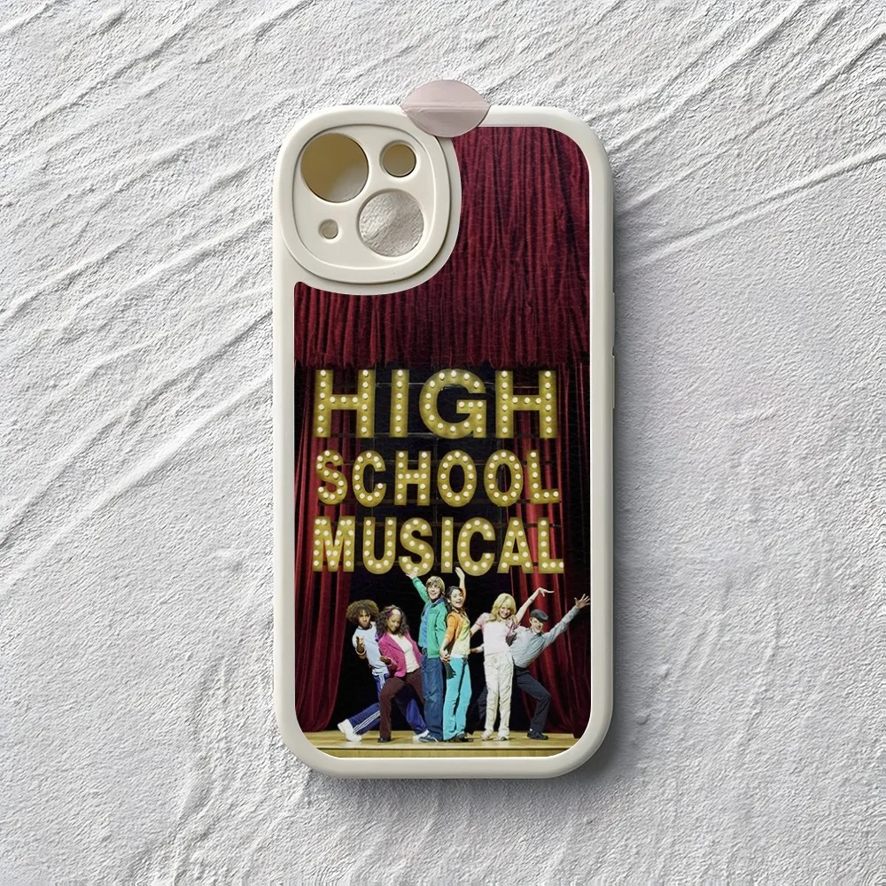 High School Musical Phone Case For Iphone 15 14 13 Pro Max 12 11 Mini X Xr Xs 7 8 Puls Lambskin Silicone Cover