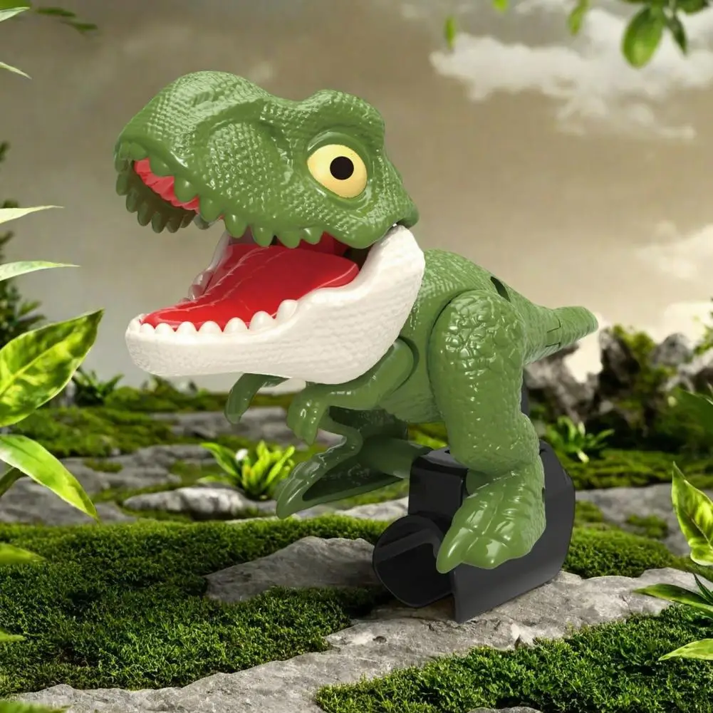 ألعاب الديناصور للأطفال ديناصور إصبع اليد لدغة مجموعات الالعاب مع شخصيات تيرانوصور ريكس الزاحف المجنح الكرتونية الصغيرة للأطفال