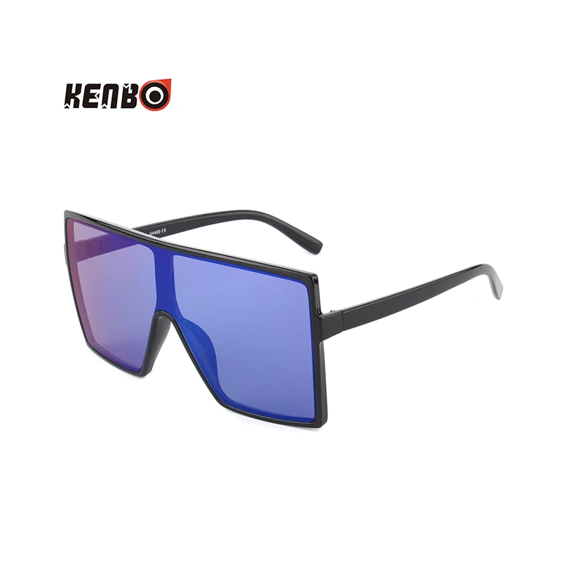 Kenbo New Fashion Style Sun Glasses Women Luxury Brand Design Frameless One-Piece Sunglasses Female Protective Square Eyeglasses