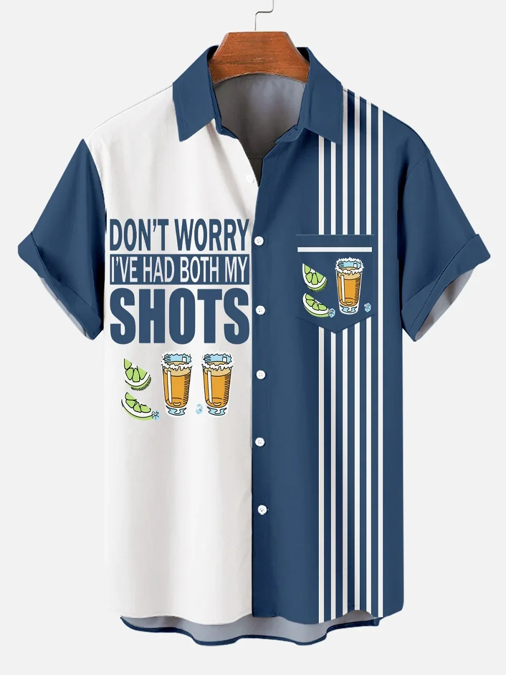 

New Summer Hawaiian Casual Shirt Stripe Print Lapel Top Fashion Street Short Sleeve Men's Shirt Purpose Vacation Tourism Office