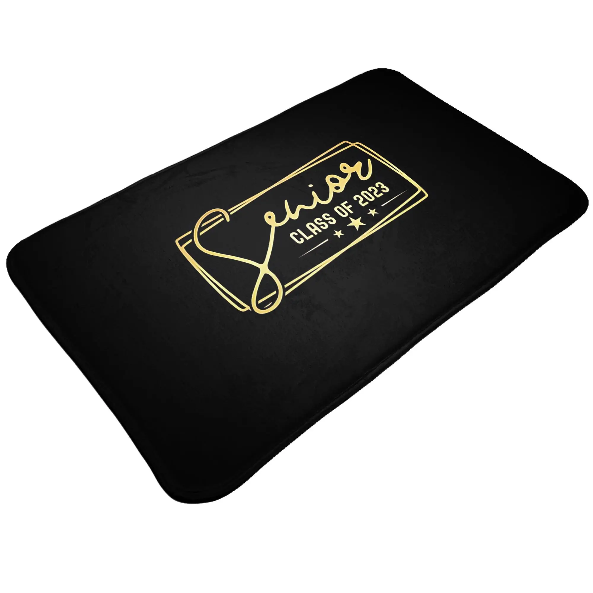 Senior Class of Gold Stars Graduation  Decorations Bath Mat class of 2026 Doormat Living Room Carpet Balcony Rug Home Decor