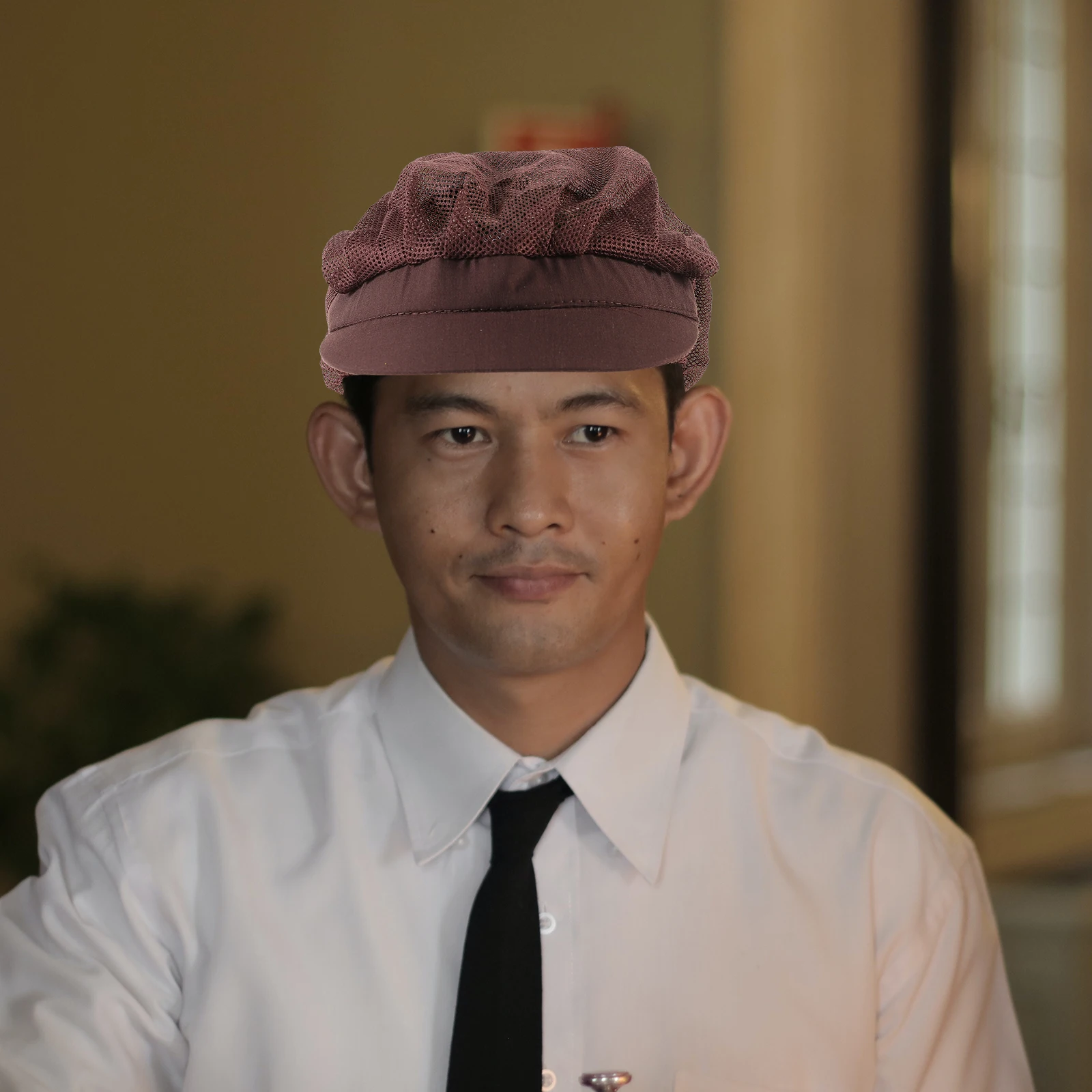 

Dust proof Breathable Cotton Chef Hat for Men Women Kitchen Waiter Hygienic Food Factory Dining Gray Long lasting Comfort Anti