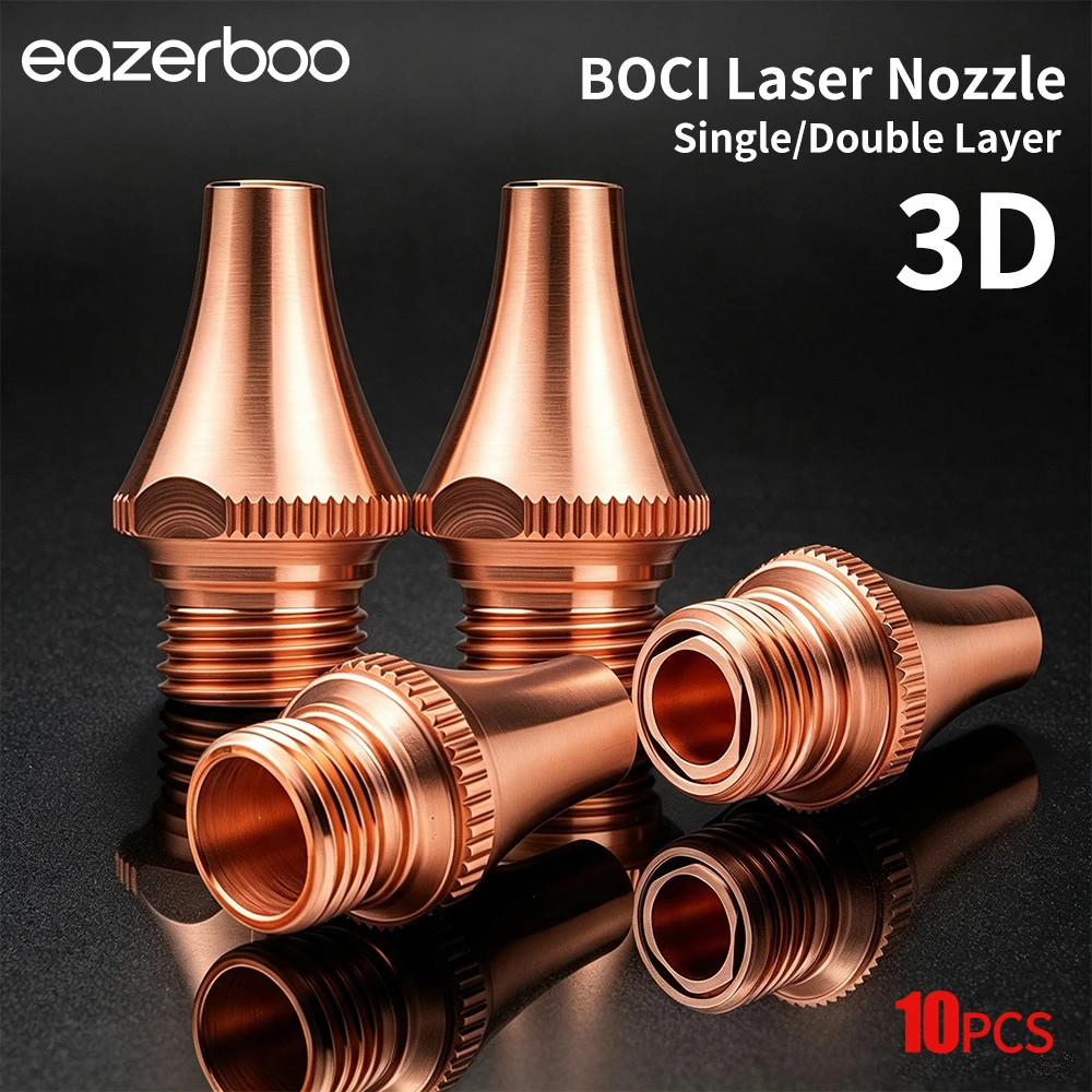 BOCI Laser Cutting Nozzle M8 H19 D11 Single/Double Layer 2.0 2.5 3.0 3.5mm 3D For BOCI Laser Cutting Head BLT421T BLT441T