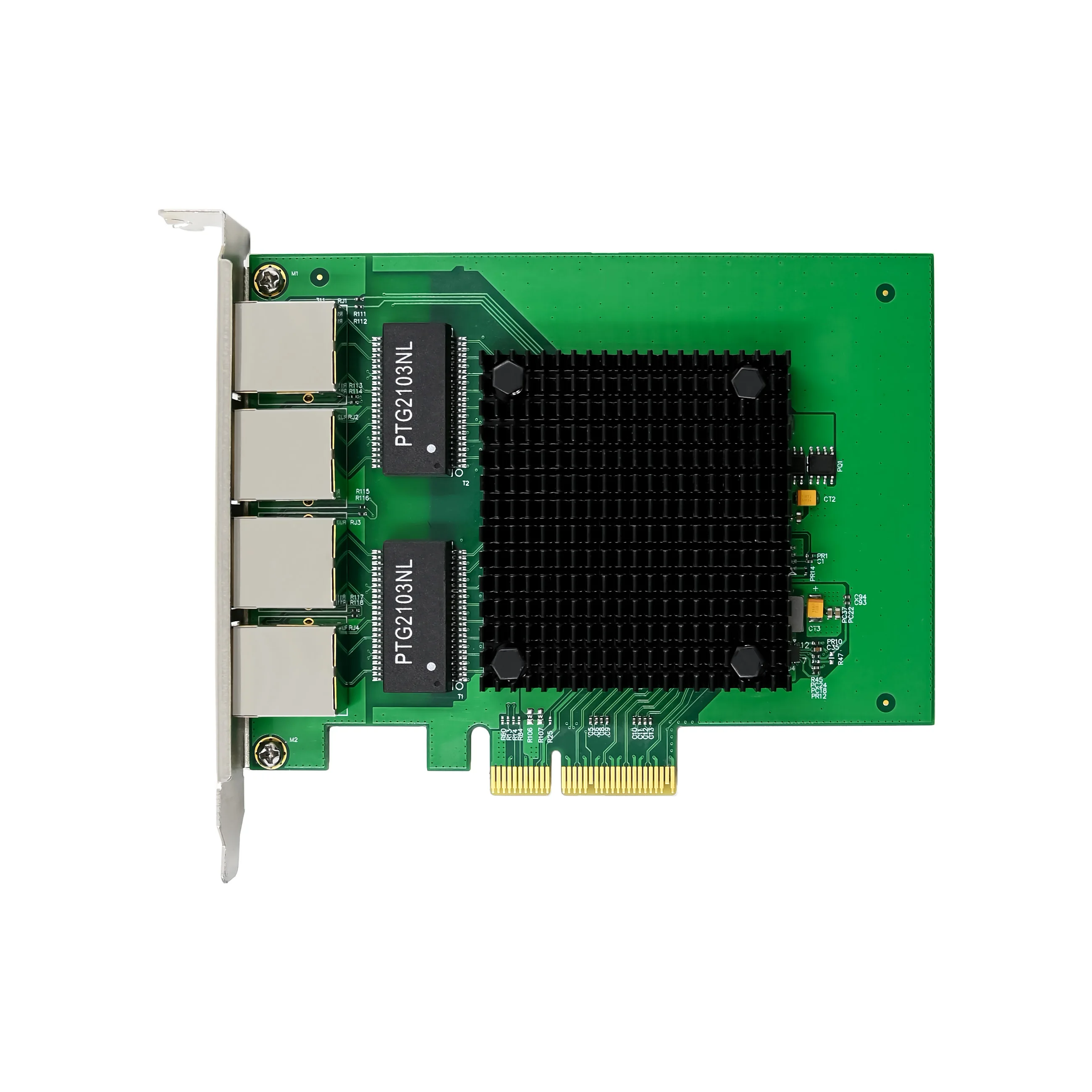 SUNWEIT ST7418 PCIe X4 I350-T4 Gigabit Copper Server NIC with Wired Connection External 1 Year Warranty CE Certified in Stock