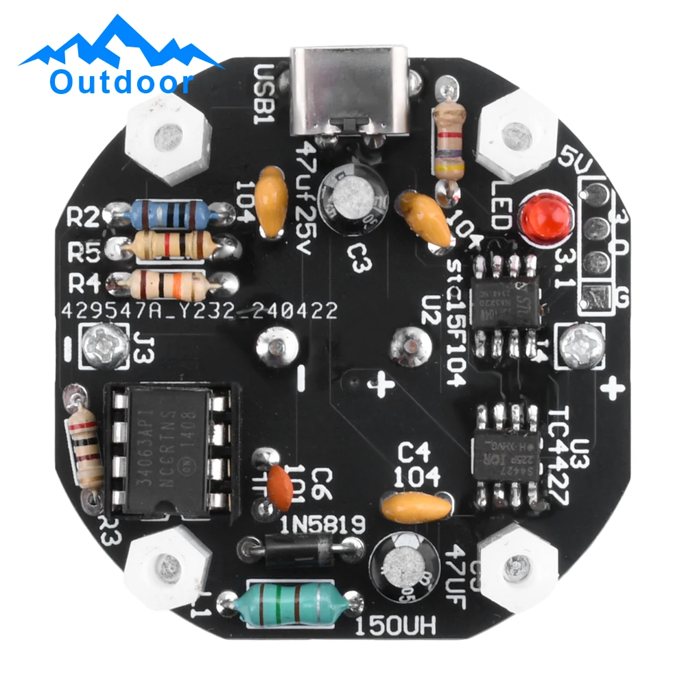 Mikrokontroler DC 5 V Zawieszenie ultradźwiękowe Elektroniczny zestaw do nauki produkcji Lewitator ultradźwiękowy Gotowe luźne części typu C