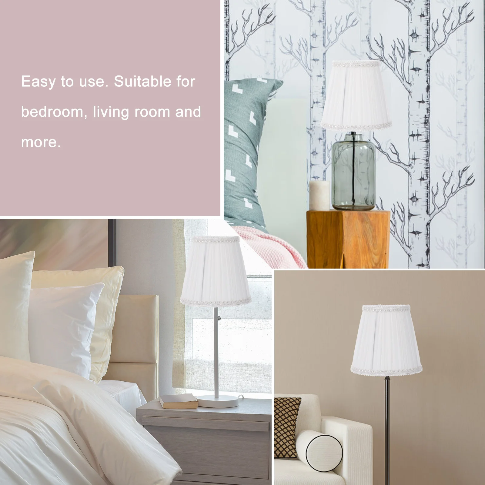 

1 шт. тканевый абажур, современный прочный чехол для лампы, декоративный аксессуар для освещения спальни и гостиной, теплый свет