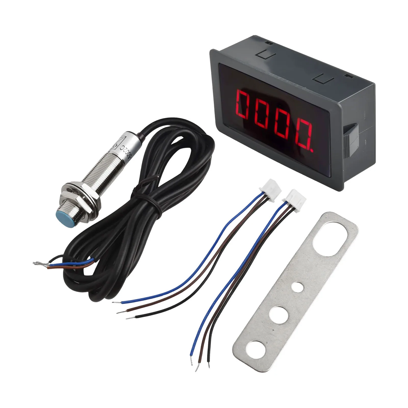 Digital LED Tachometer AC110-230V RPM Motor Tachometer High Precision Measurement Digital Tachometer