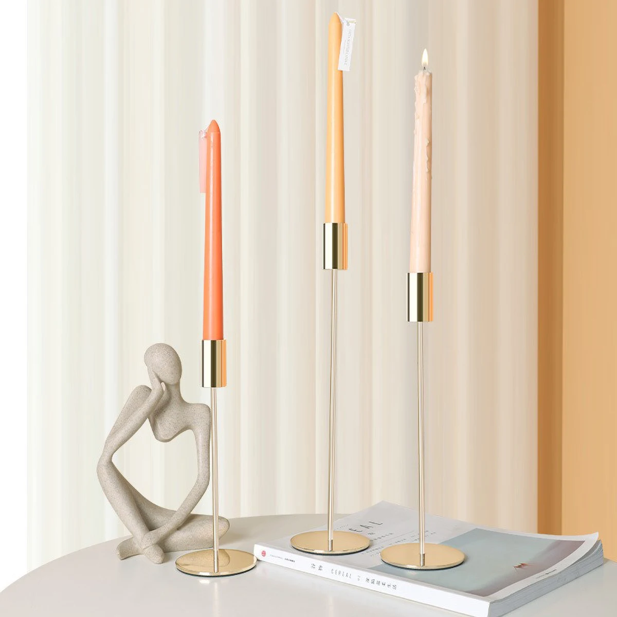 3Pcs Elegant Gold C…