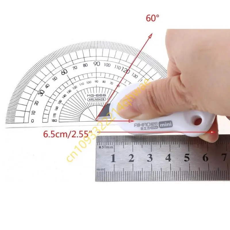 Multifunctional Mini Retractable Utility Knife with for Key Chain Hole for Boy G