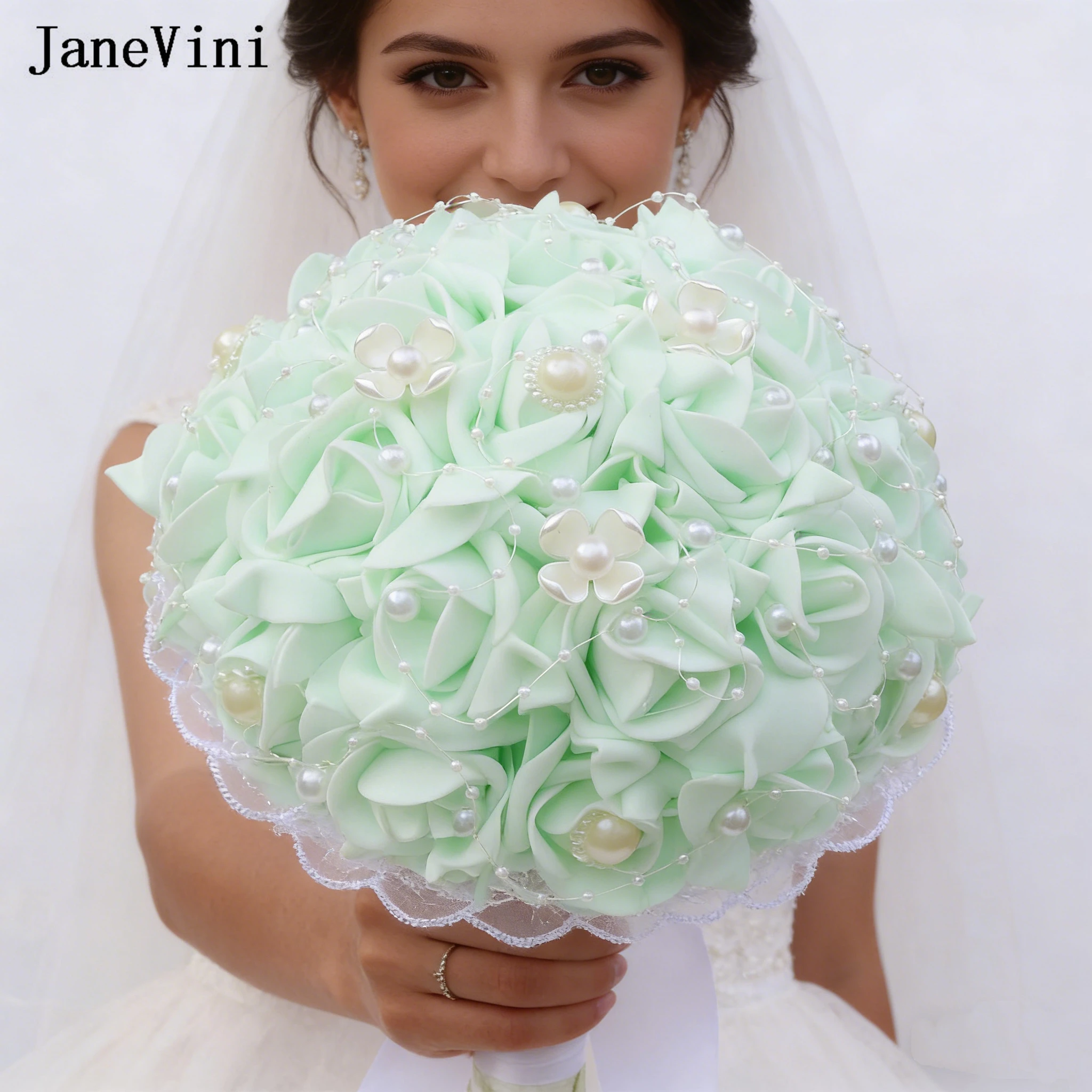 janevini-light-green-pe-foam-pearl-roses-bridal-bouquets-lace-ribbon-artificial-bridesmaid-bride-wedding-flower-bouquet-marriage
