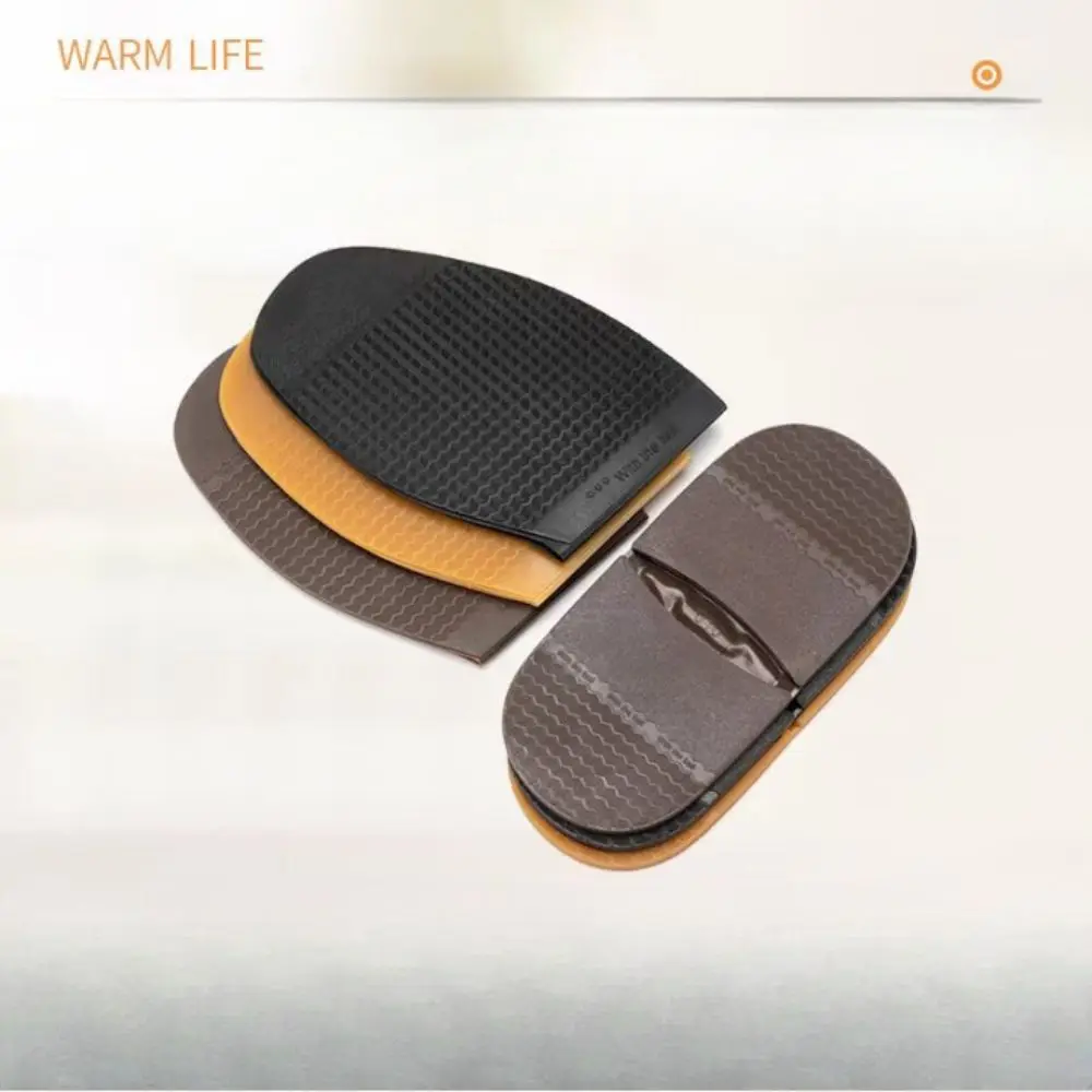 Anti-skid Mute Sole Protector Shoes Wearable Pads Repair Patch Rubber Shoes Pads Replaceable Shoe Accessories Outsole Shoe Care